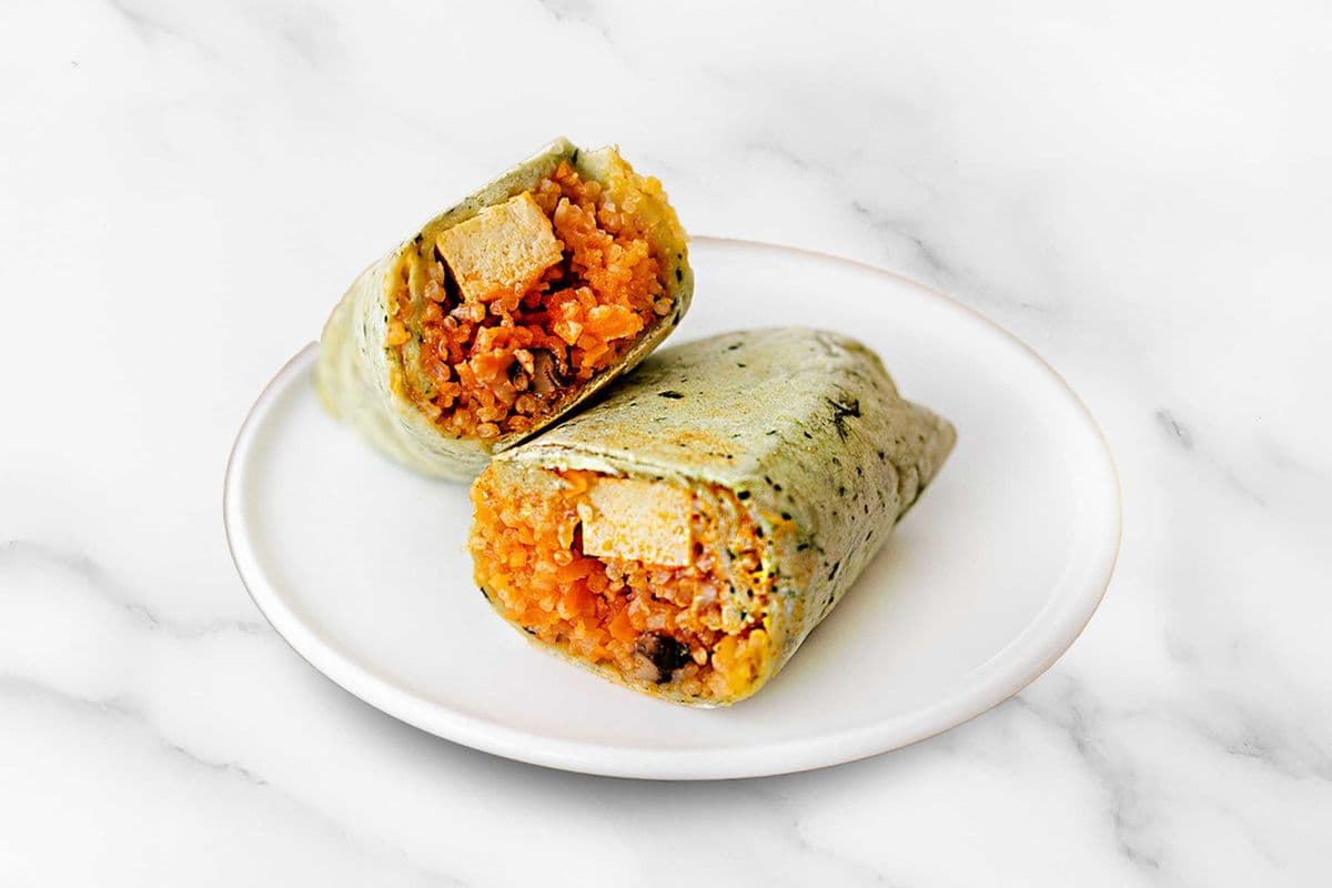 Vegan Bibimbap Wrap