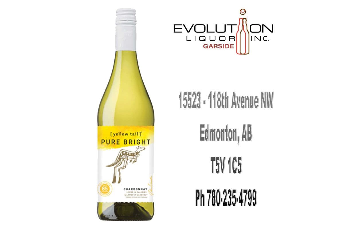 Yellow Tail Pure Bright Chardonnay 0750G (1 x 750ml Glass Bottle)