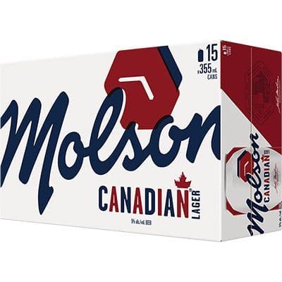 MOLSON CANADIAN 15 CAN (15 x 355ml)