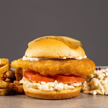 Crispy Haddock Burger