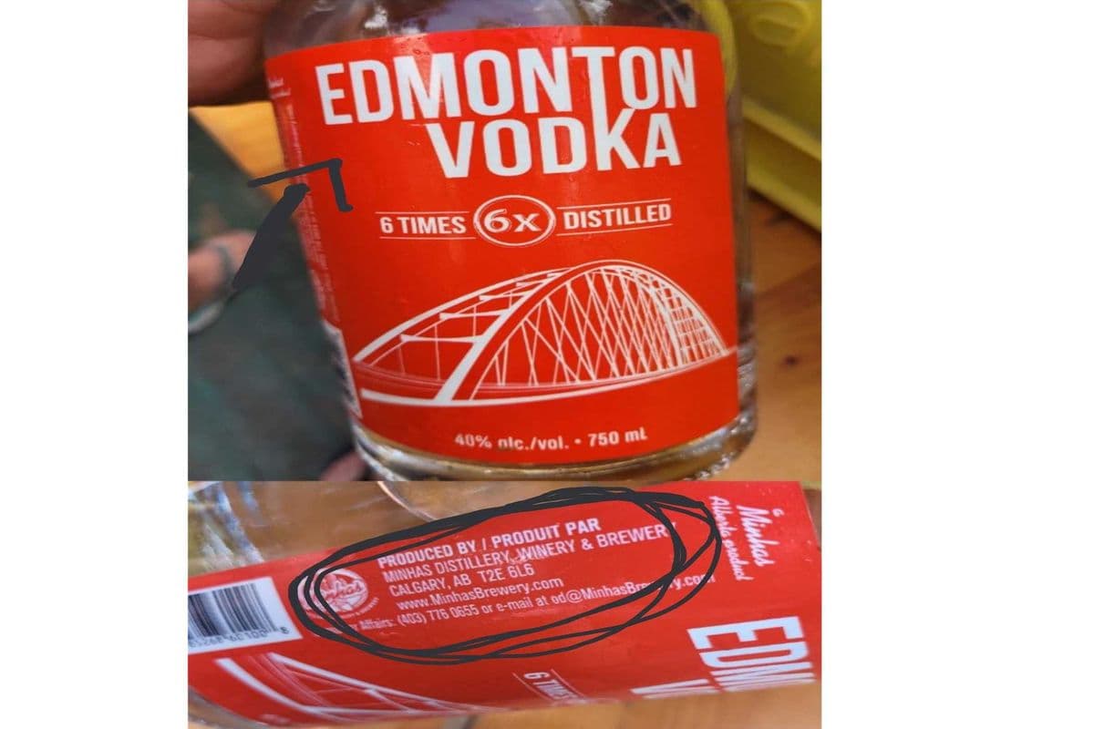 Edmonton Vodka (750 ml) (1 x 750 ml)
