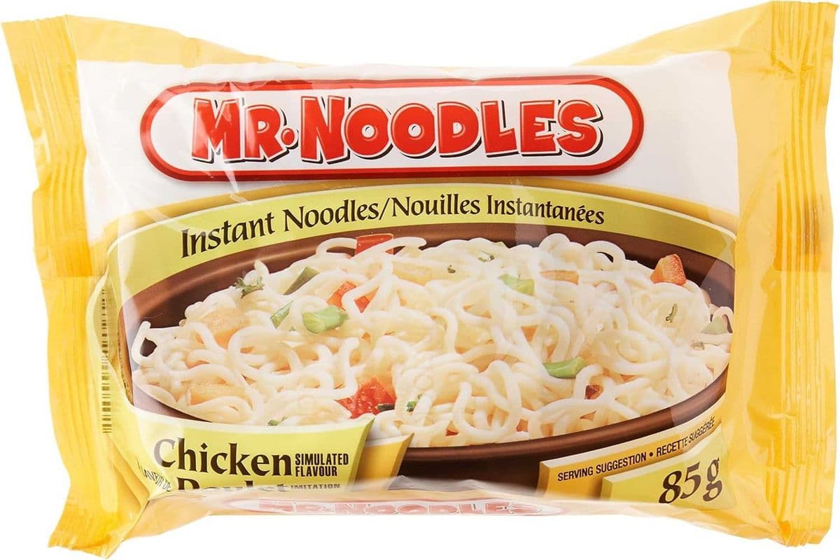 MR NOODLES INSTANT NOODLES CHICKEN FLAVOUR (85G) (190 Cal)