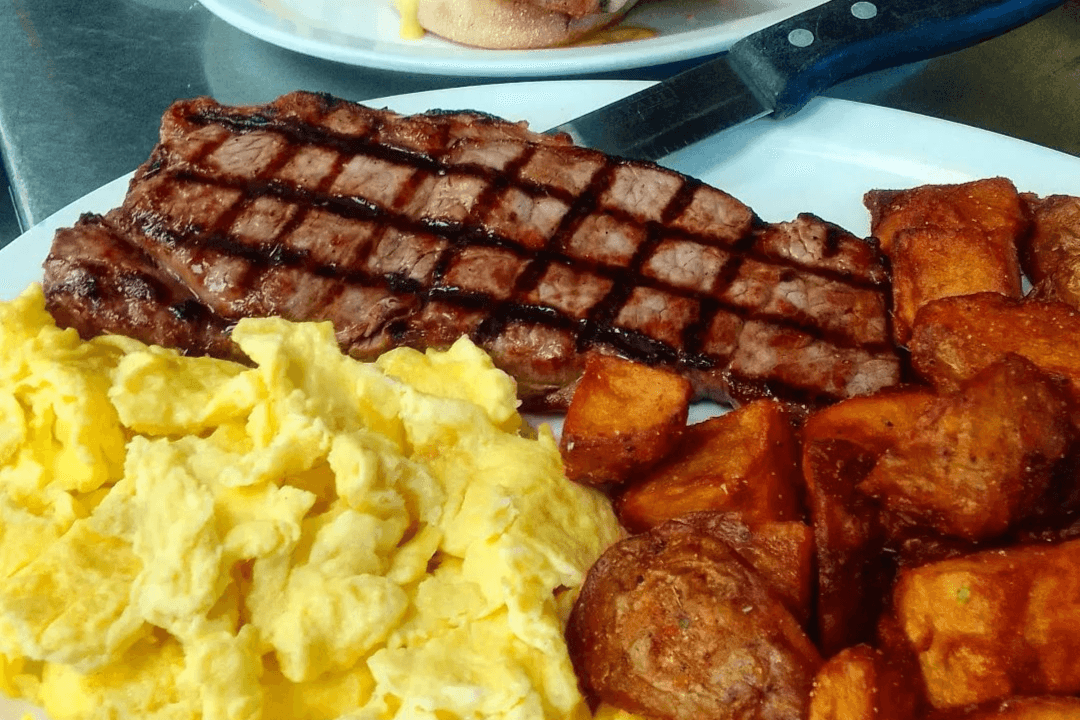 NY Steak (8oz) and Eggs