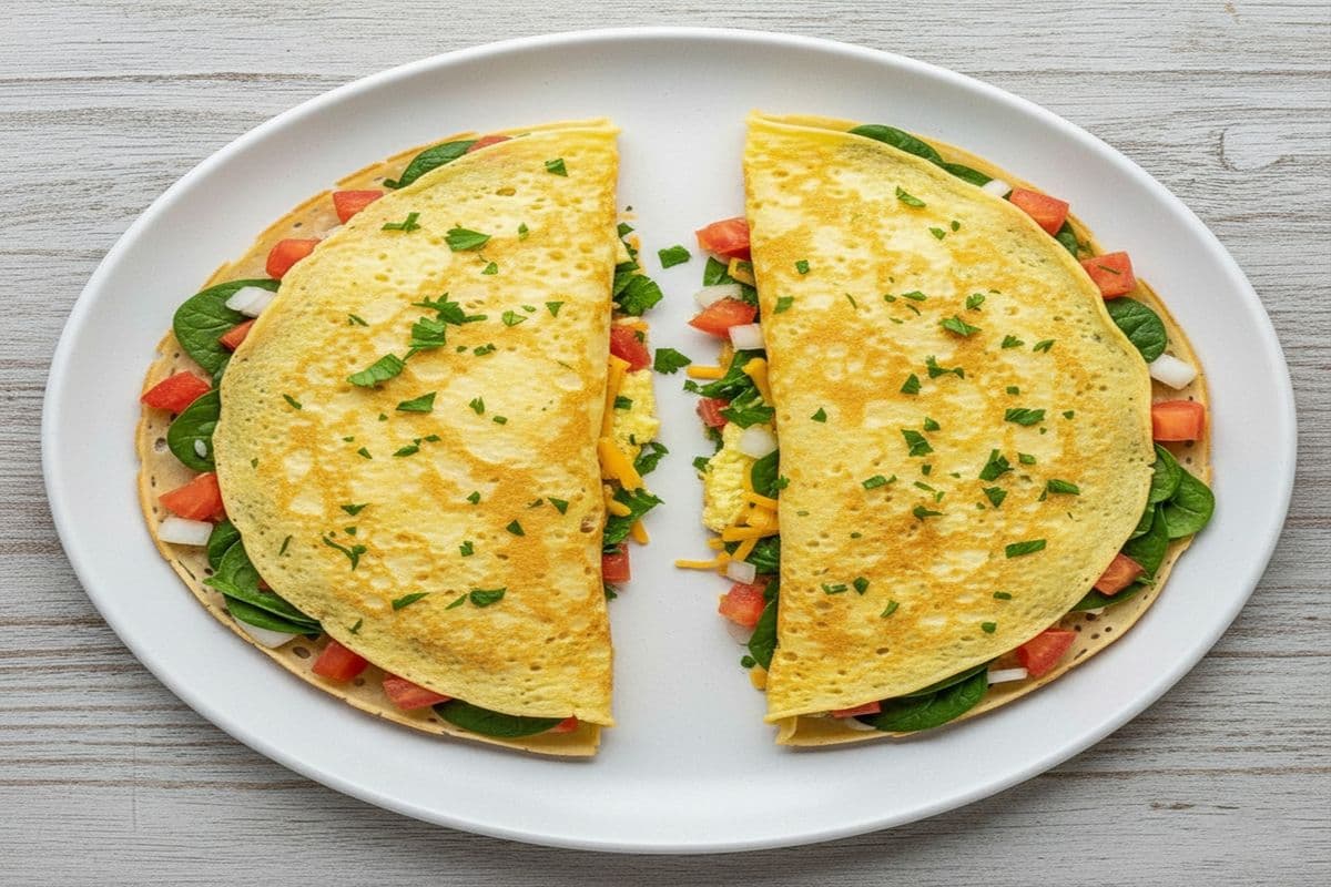 Spinach Florentine Crepes