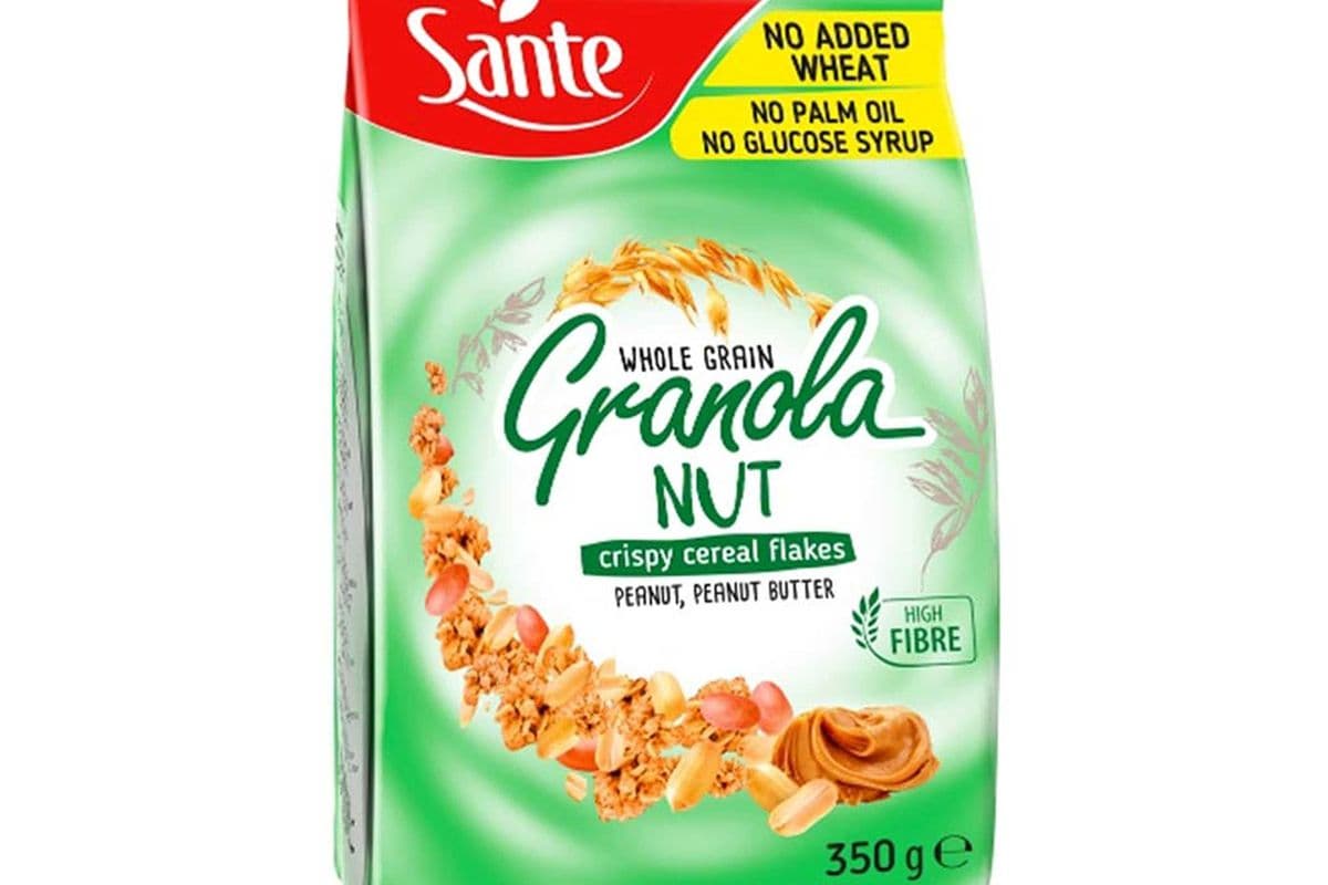 Sante granola arachide et beurre d'arachide / peanuts and peanut butter granola (350 g)