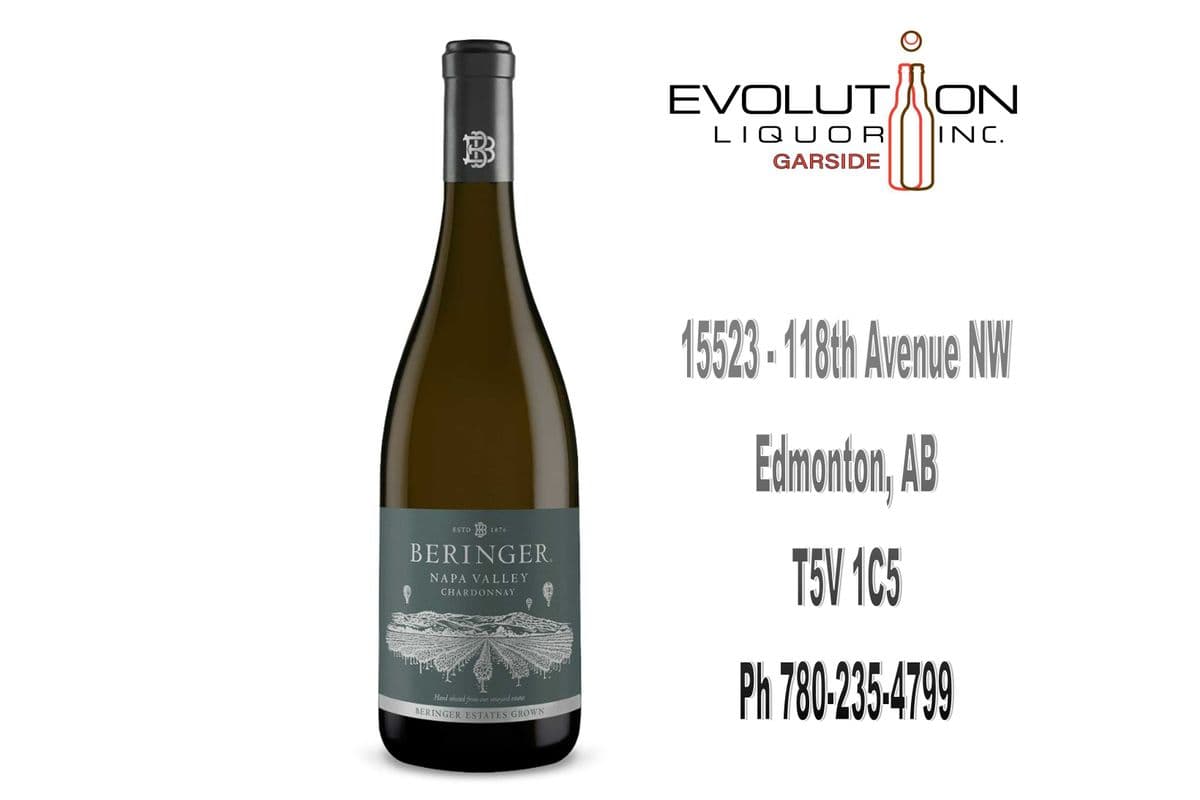 Beringer Napa Valley Chardonnay 0750G (1 x 750ml Glass Bottle)