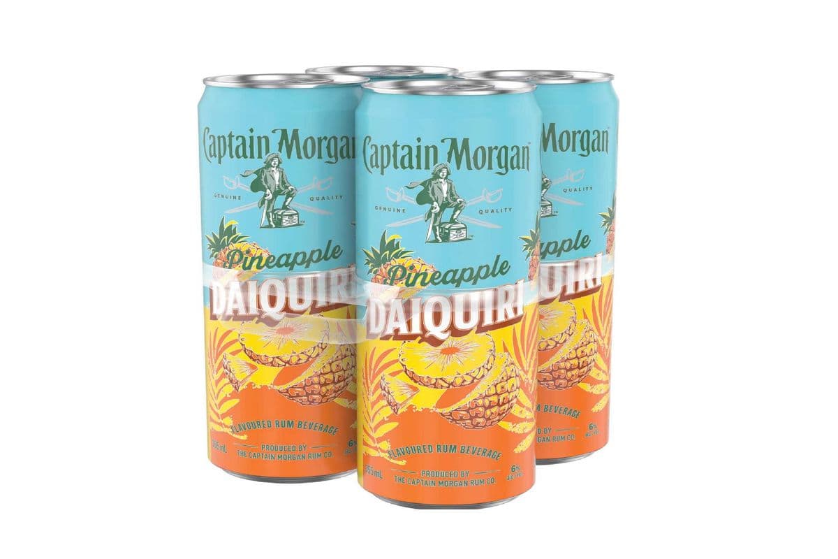 Captain Morgan Pineapple Daiquiri (4 x 355 ml Cans)