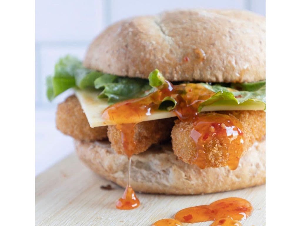 Szechuan Chili Crispy Chickun Burger