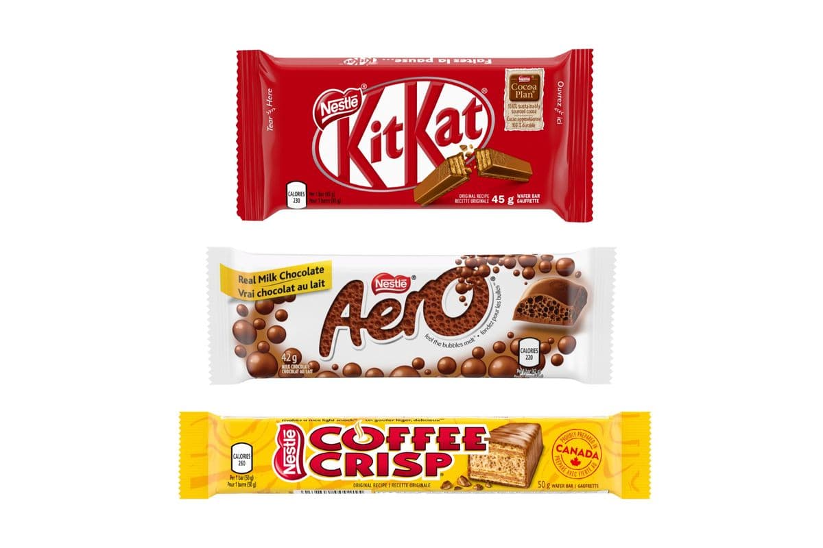 3/$5 - Nestlé Regular Chocolate Bars 41g-50g - 77936
