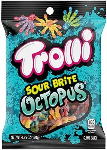 Trolli Octopus Sour Brite 120g/ Trolli Sour Brite Octopus 120g