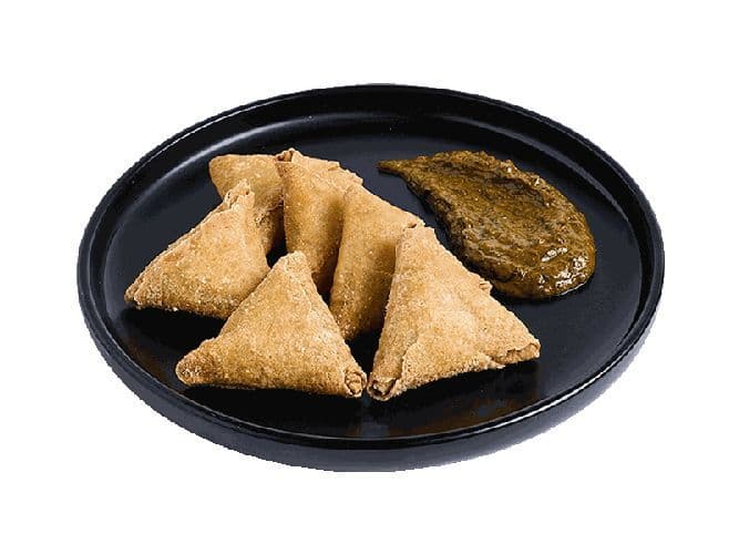 6 Mini Samosas & Dib