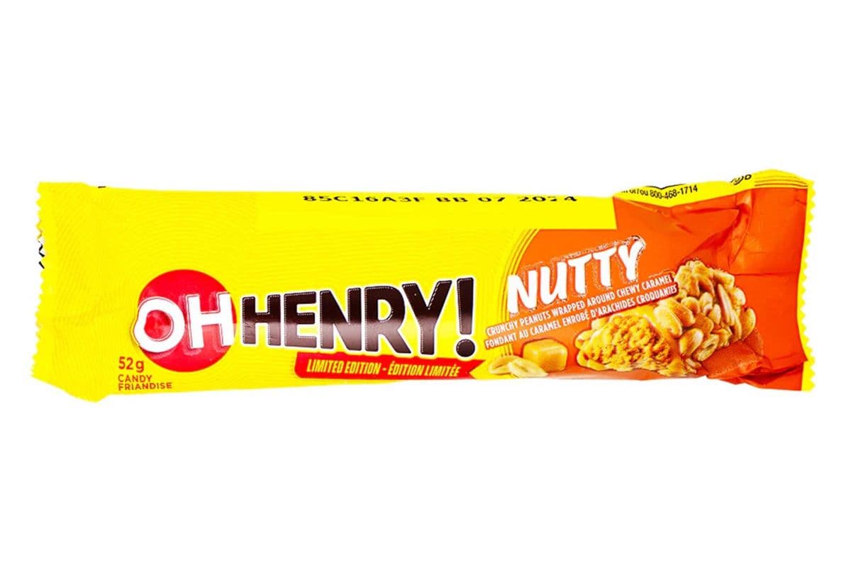 Ohhenry! Nutty (52g) (240 Cal)