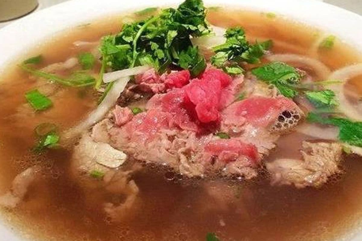 1. Noodle Soup with Steak