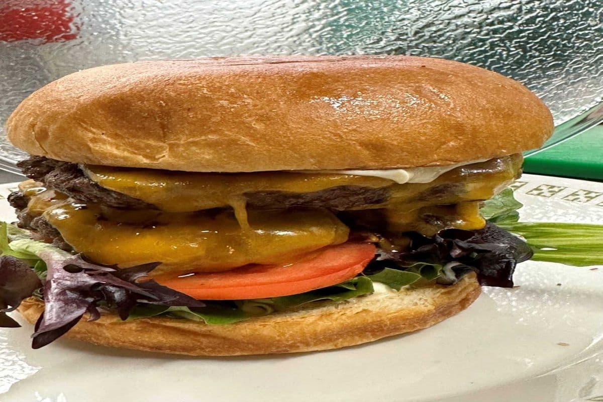 Two Times The Fun Cheeseburger