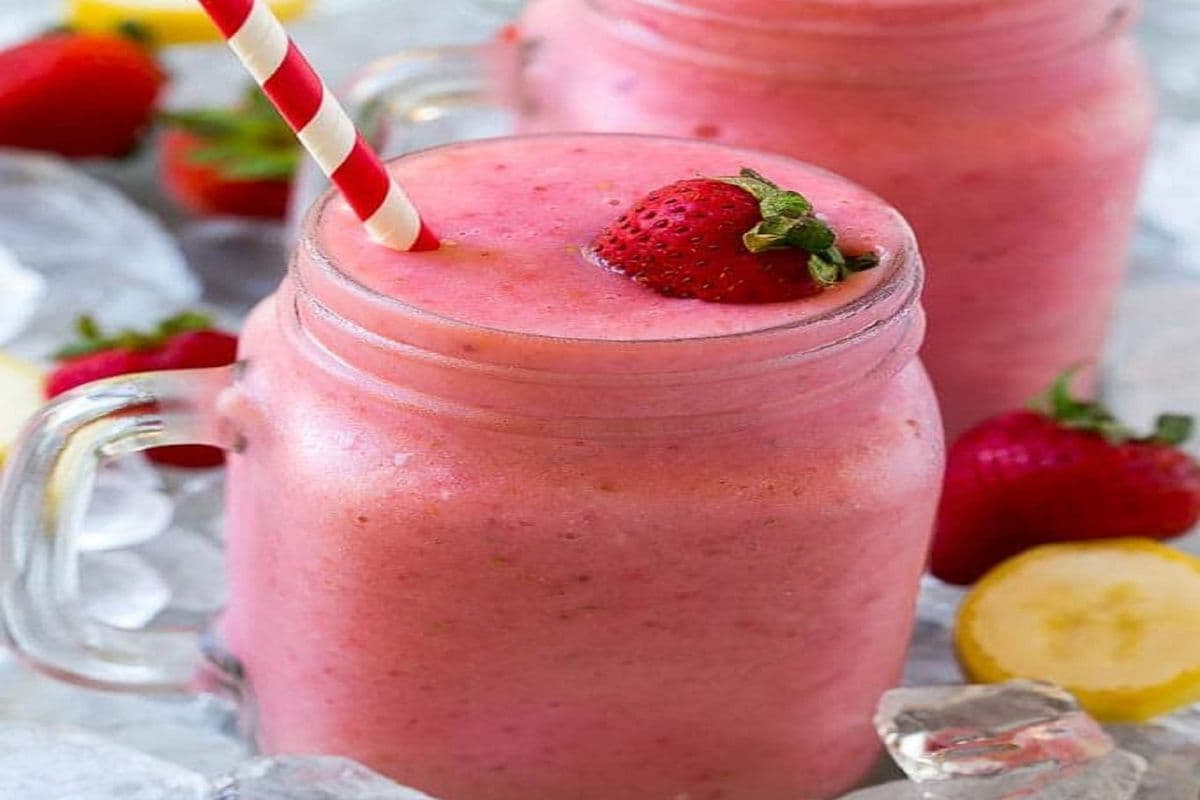 Strawberry Sunrise Smoothie | 100% Real Fruits Regular (16oz)