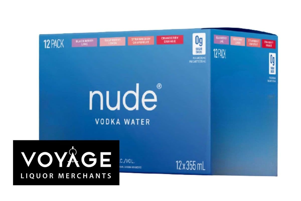 Nude Vodka Water Mixer Pack (12 x 355ml)