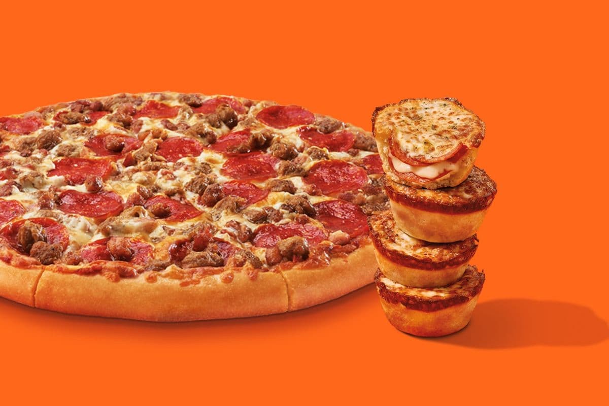 3 Meat Treat Pizza & Crazy Puffs Bundle