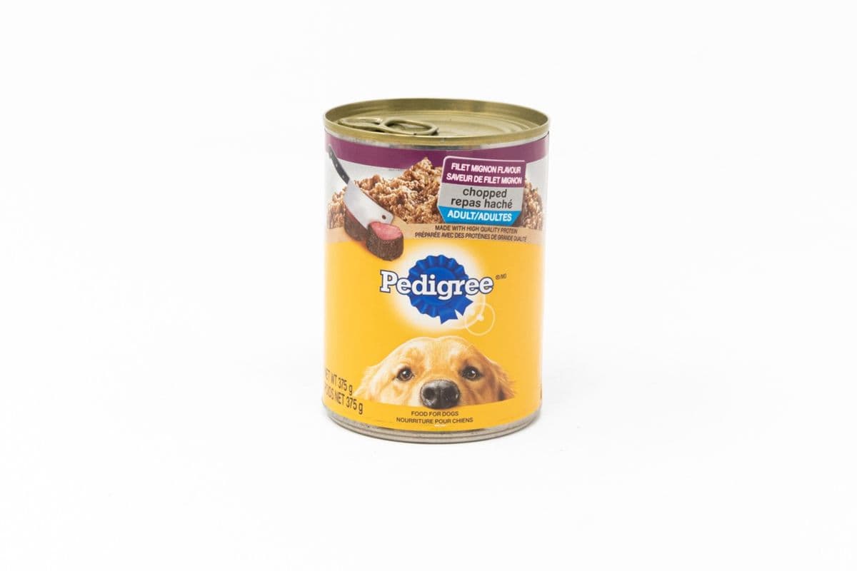 Pedigree Filet Adult Dog Can Food 375g