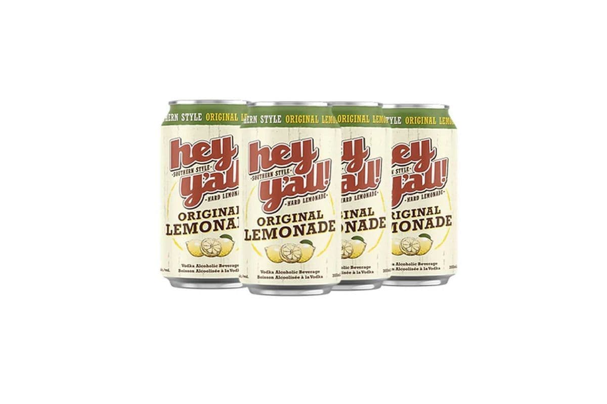 Hey Y'All Original Lemonade (6 x 341ml Cans)