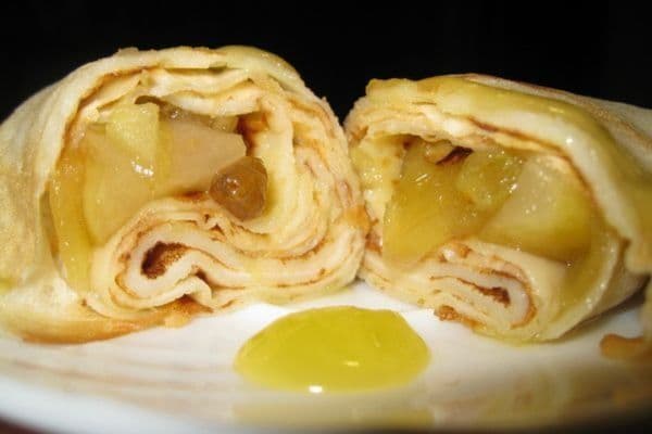Stuffed Apple Crêpes Vegan Friendly