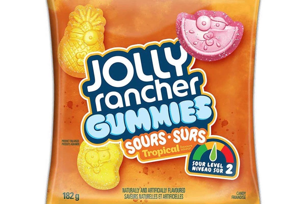 Jolly Rancher Gummies Sours Tropical (182 g)