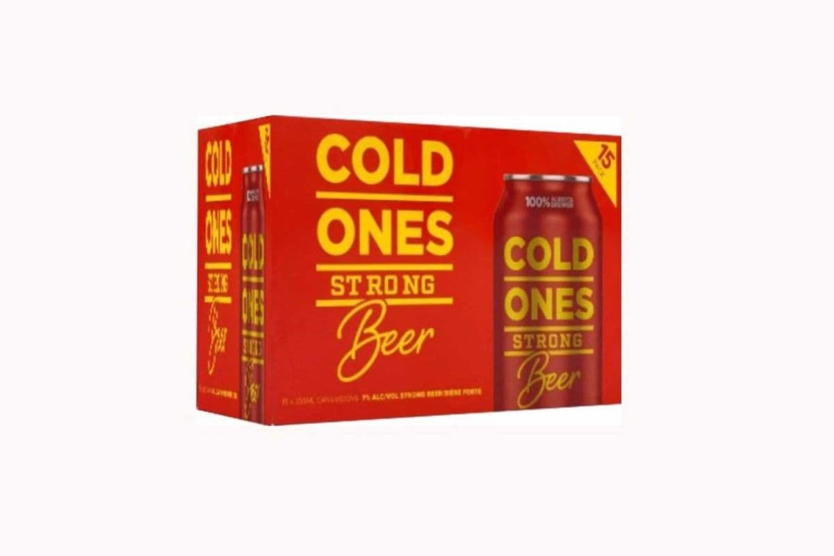 COLD ONES STRONG BEER 15 x 355 ML CANS (1 x 355 ML )
