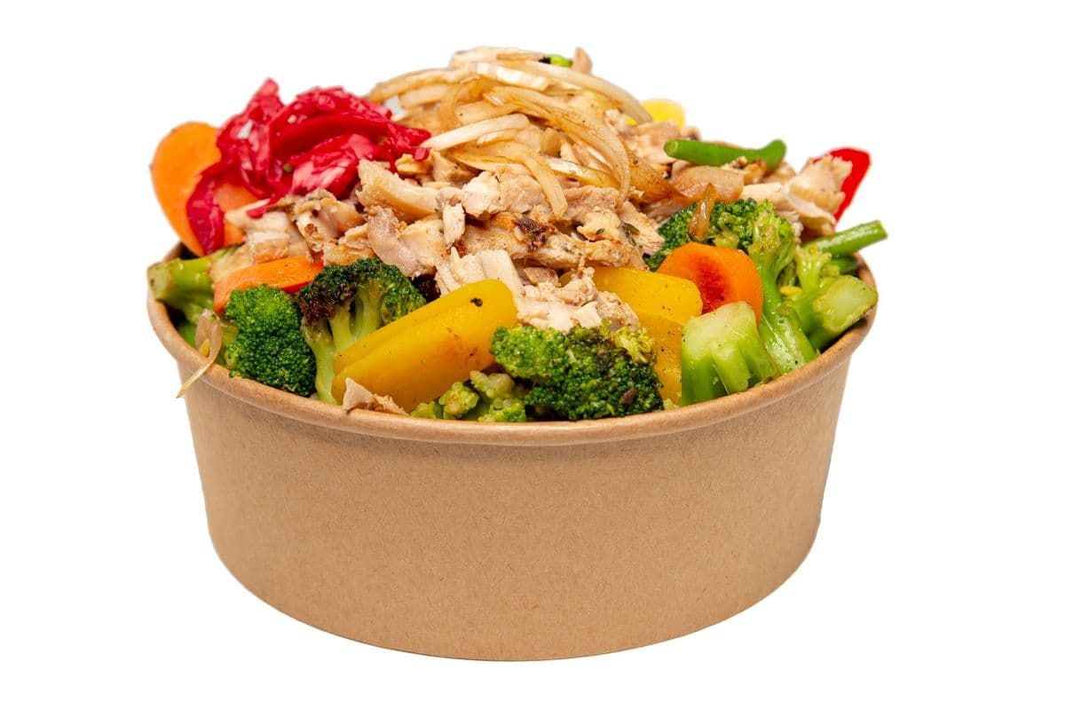 Chicken Shawarma Stir-Fry Bowl