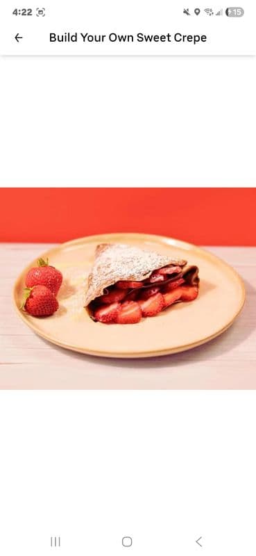 Build Your Own Sweet Crepe