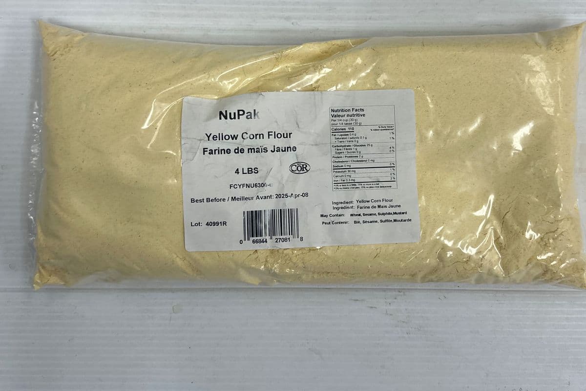 Nupak Yellow Corn Flour (4lbs)