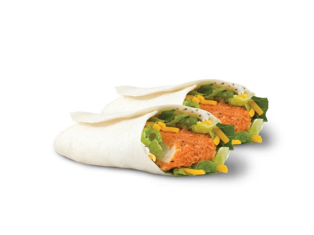Duo wrap au poulet épicé / Spicy Chicken Wrap Duo (Cals: 720)