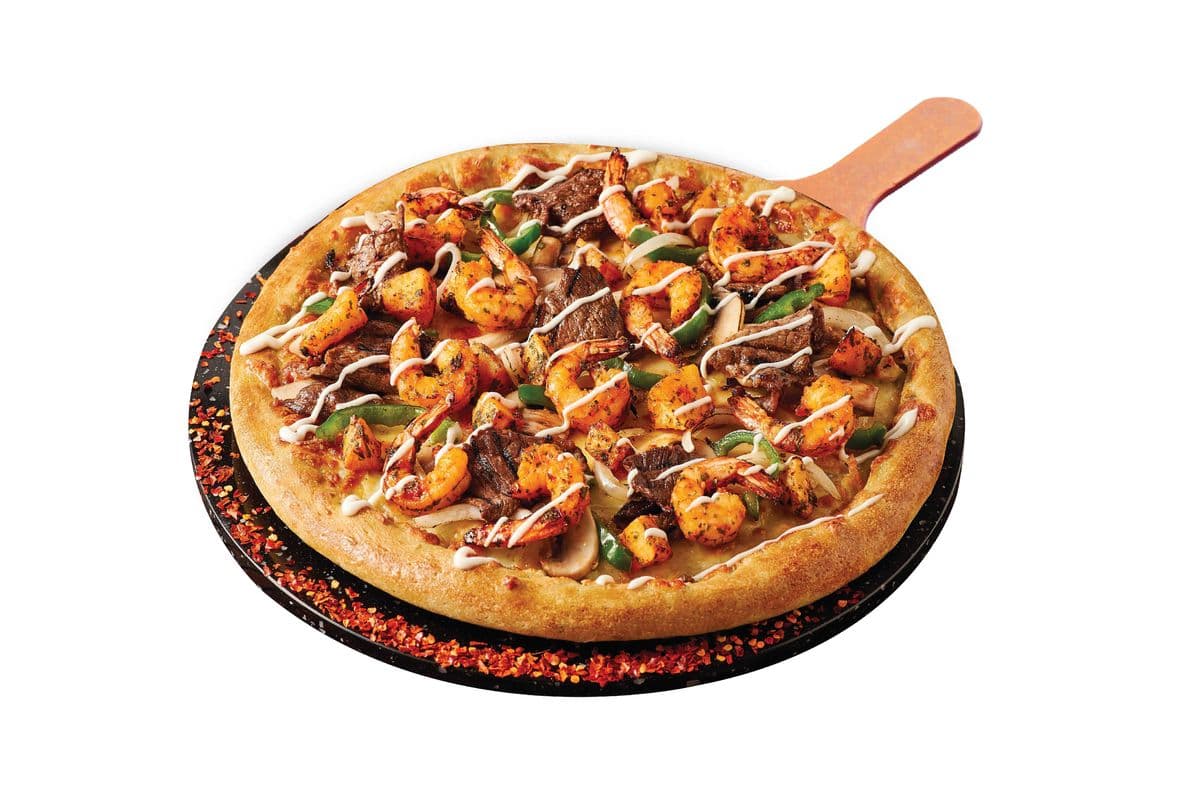 Signature Shrimbul Pizza