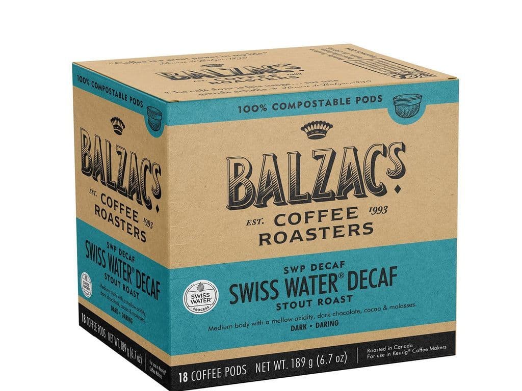 Compostable Pods - Swiss Water Decaf- 18ct