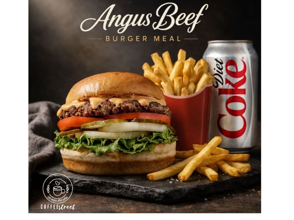 Angus Beef Burger Meal