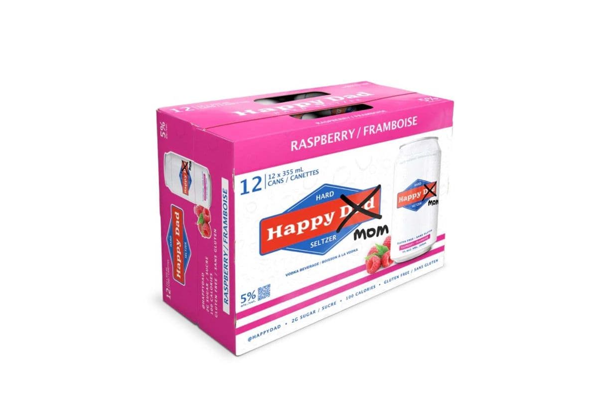 Happy Dad Raspberry 12 Pack (1 x 355 ML ( 12 PACK))