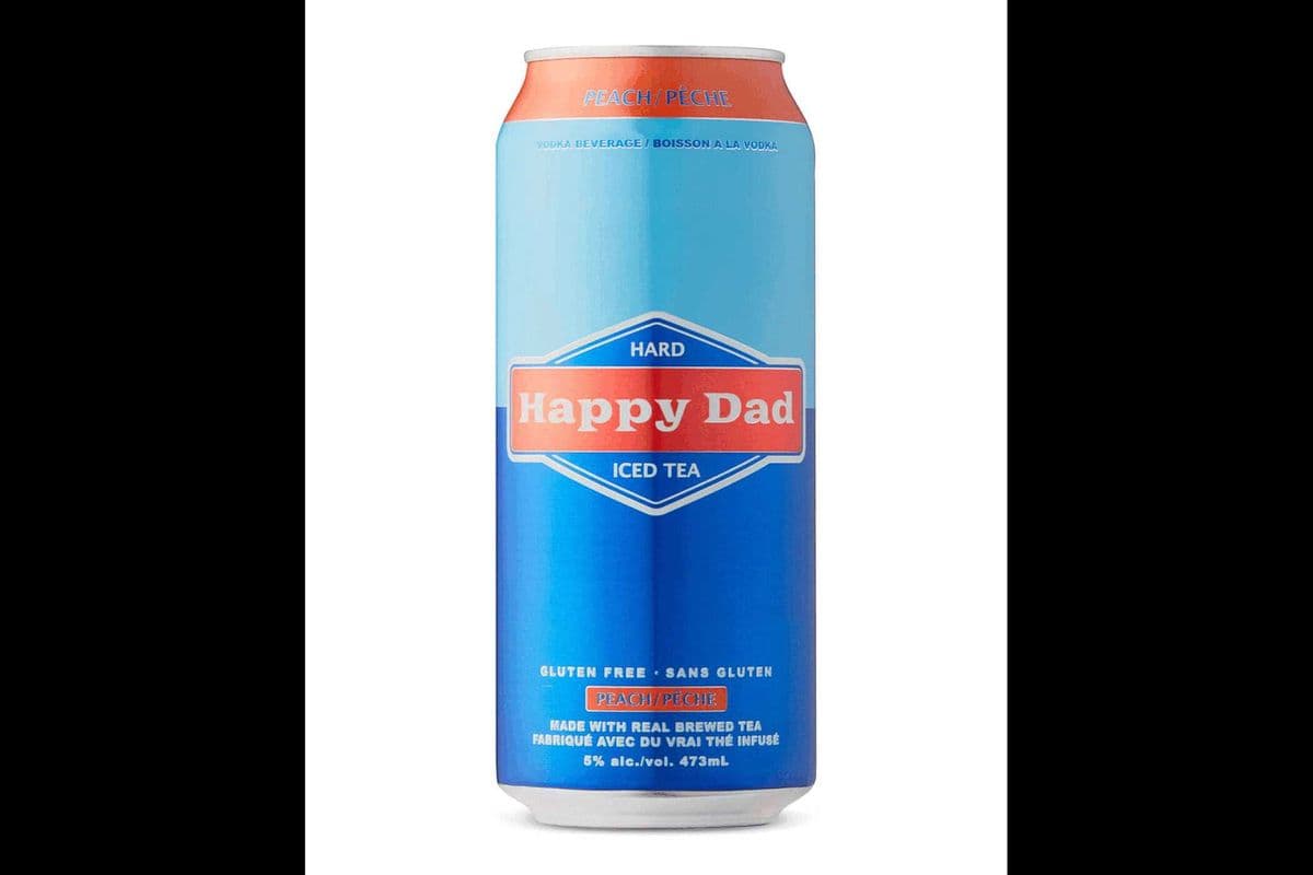 HAPPY DAD HARD ICED TEA PEACH (1 x 473ML)