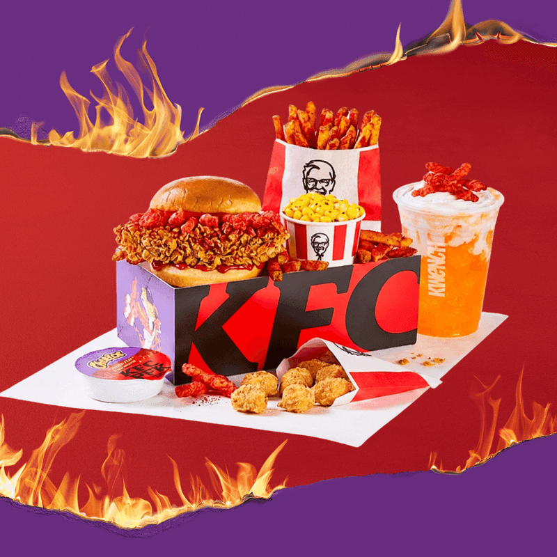 Flamin' Hot Chicken Sandwich Box Meal