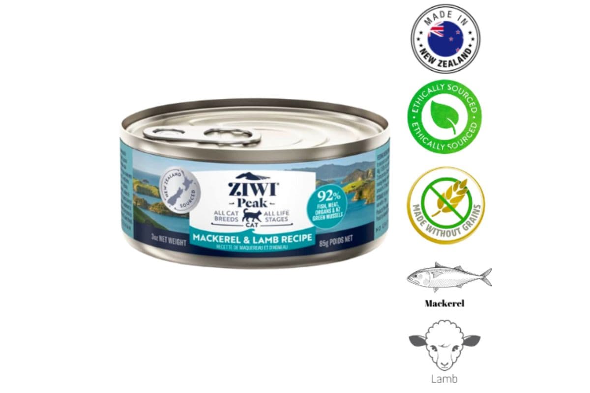 ZIWI - Mackerel & Lamb Canned Cat Food (3 oz)