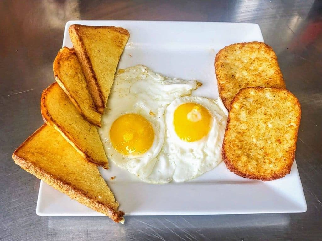 Bread & Eggs Platter