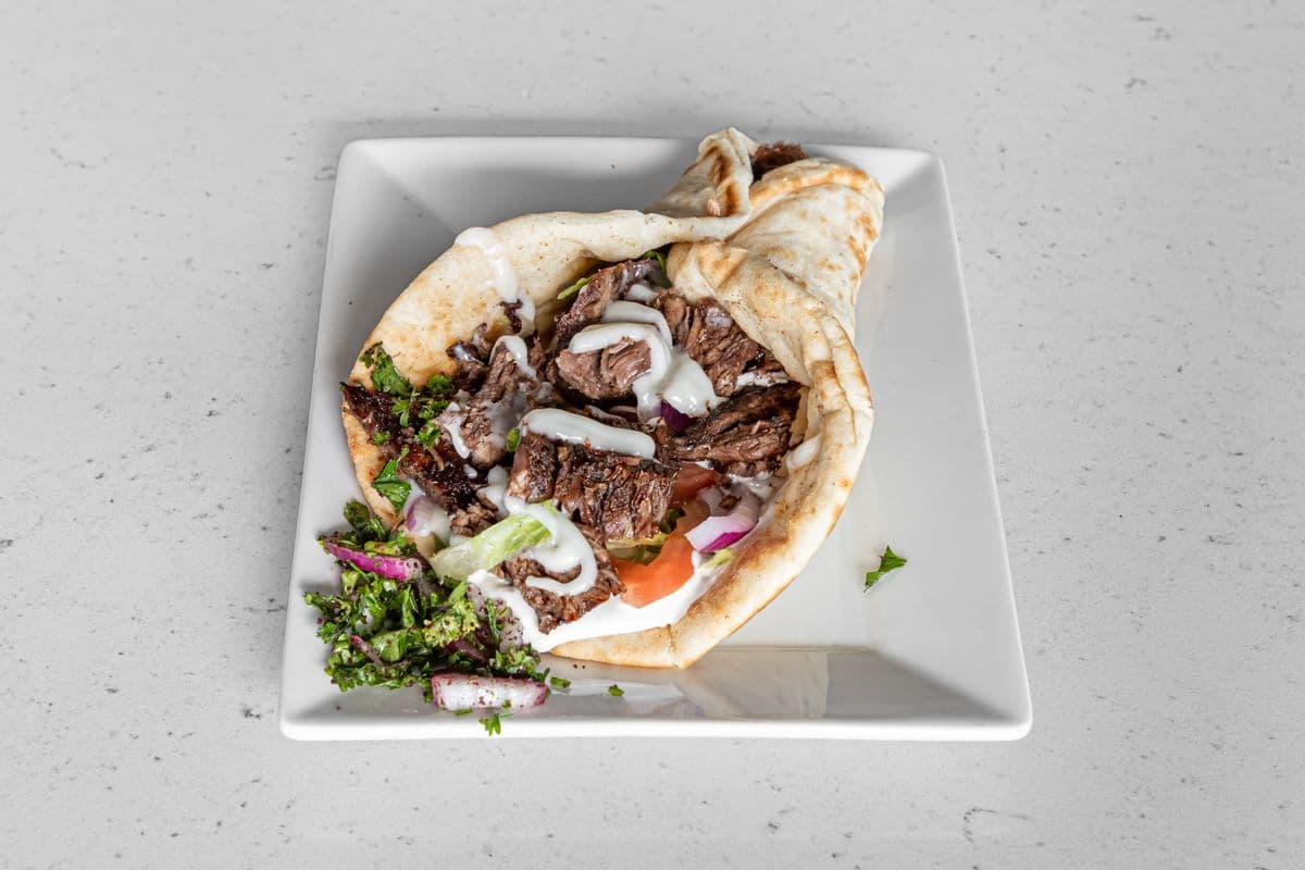 Sandwich gyro au boeuf / Gyro Beef Sandwich