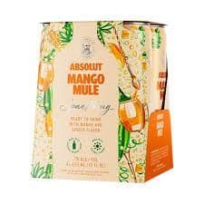 ABSOLUT MANGO MULE 4 CAN (4 X 355ML)