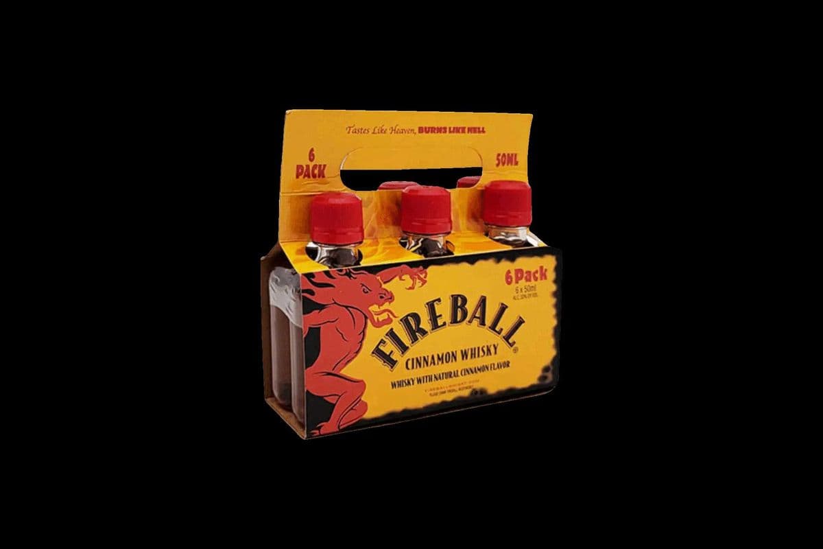 Fireball (6 Pack Bottles) (1 x 6*50ML)