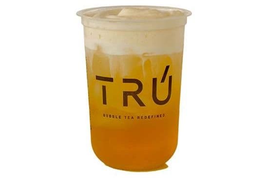 Peach Oolong with Mozzarella Foam