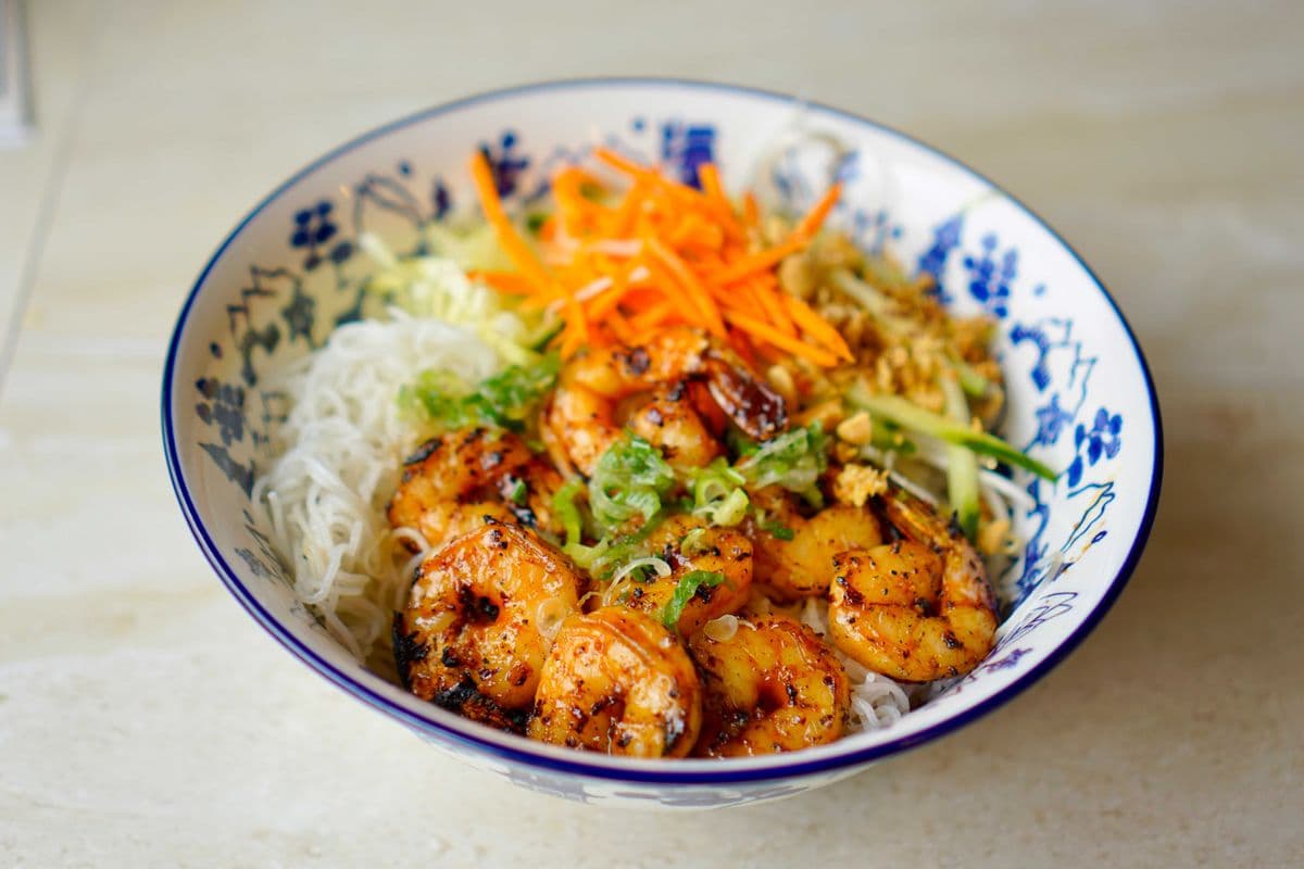 G3. Grilled Shrimp Vermicelli / Bún Tôm Nướng
