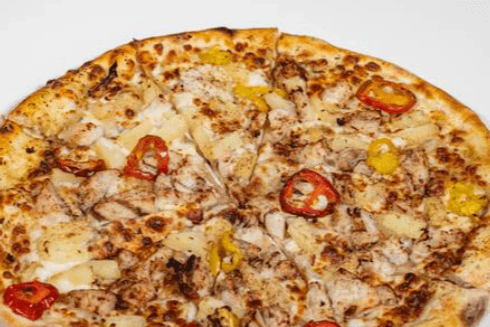 X-Large Jerk Chicken and Pineapple Pizza