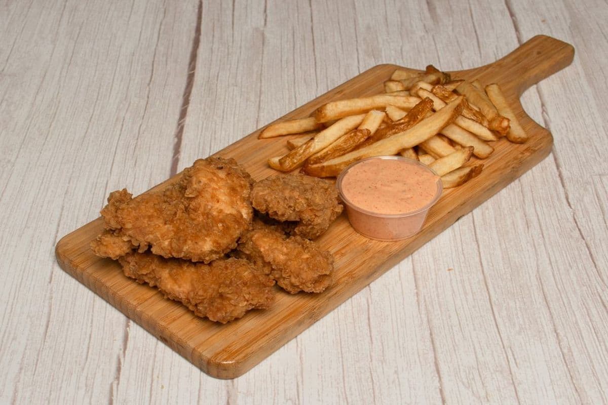 Chicken Finger with Fries (4 pcs)