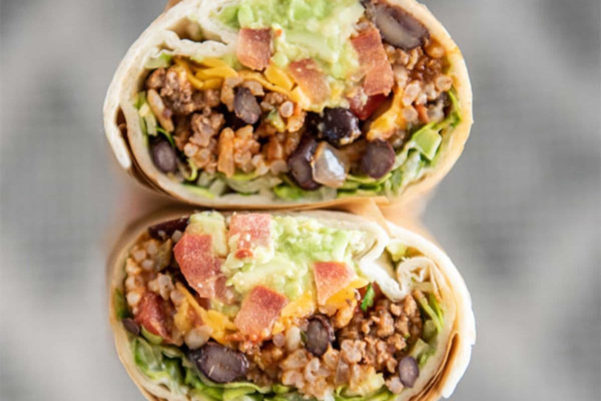 Chicken Burrito (on 12" Tortillas )
