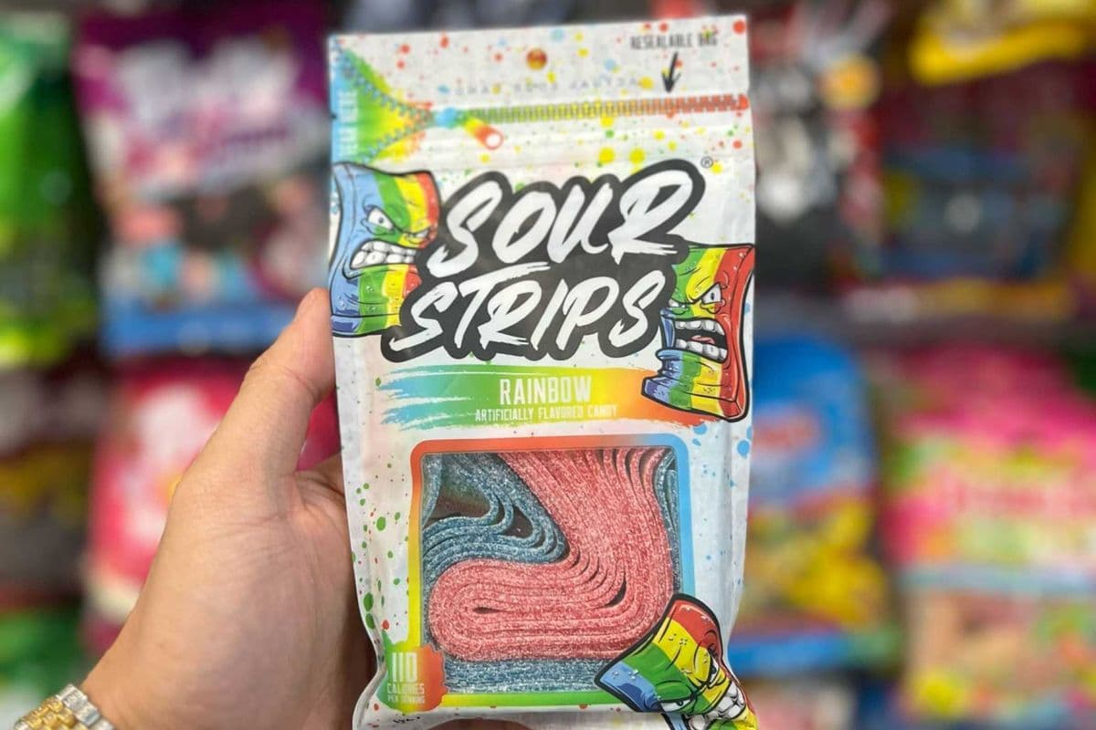 Sour Strips Rainbow - 96g
