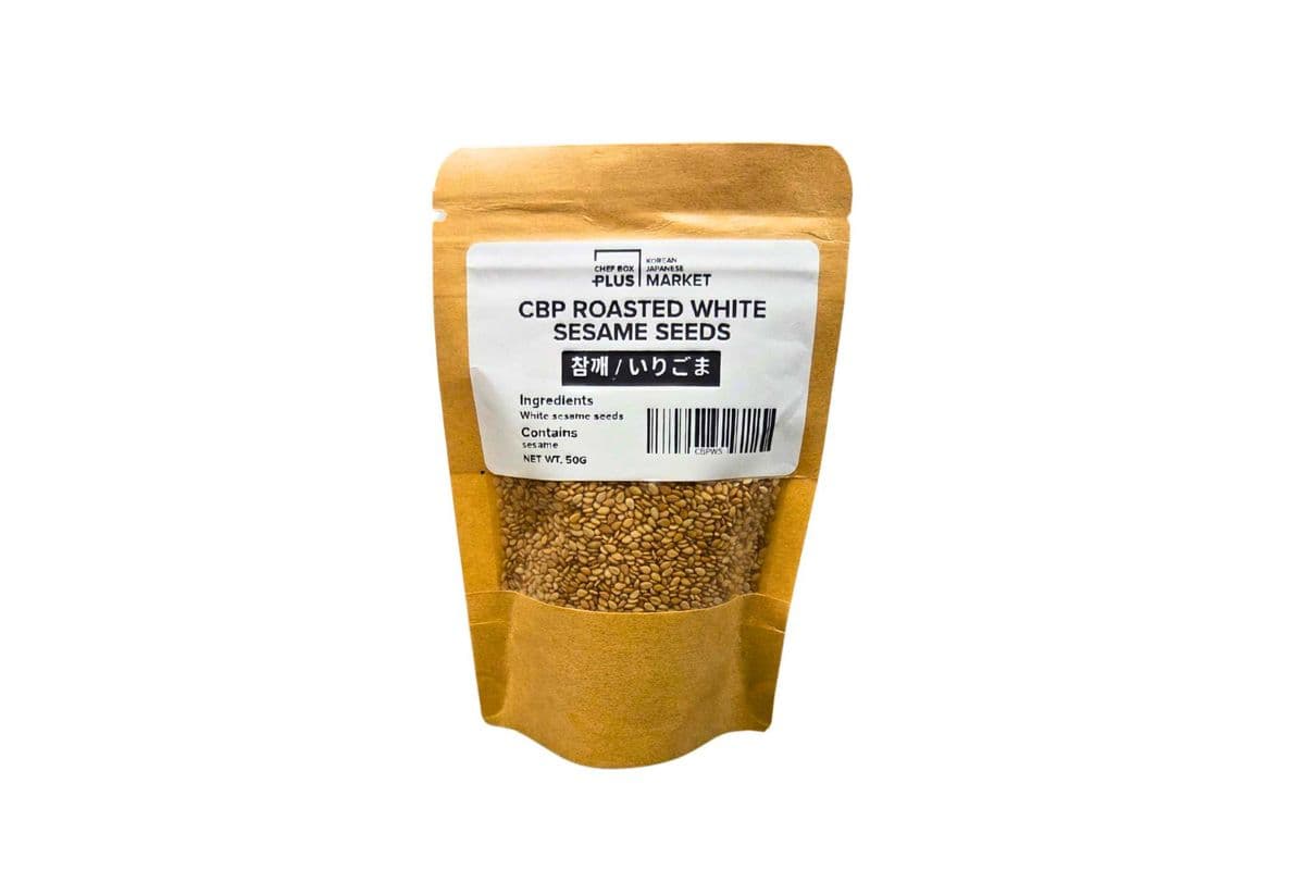 CBP ROASTED WHITE SESAME SEEDS (50G)