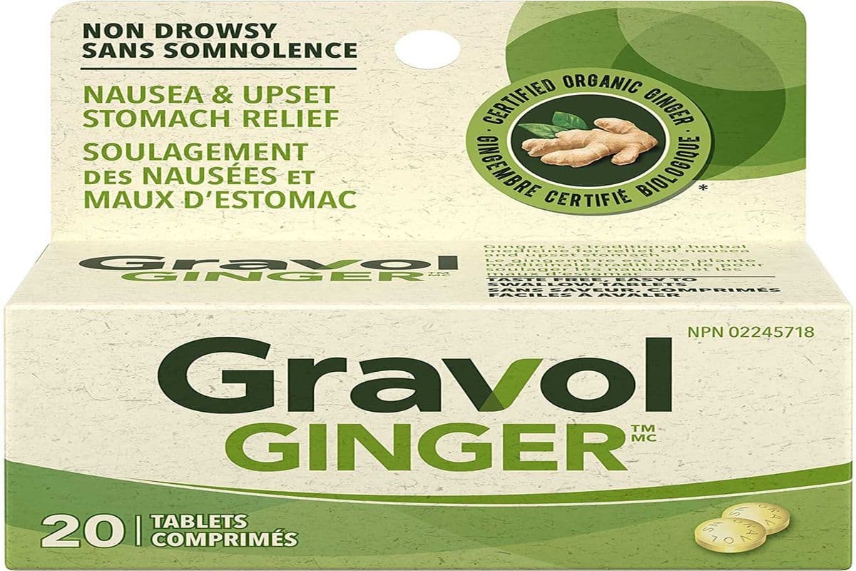 Gravol Ginger ( 20 Tablets)