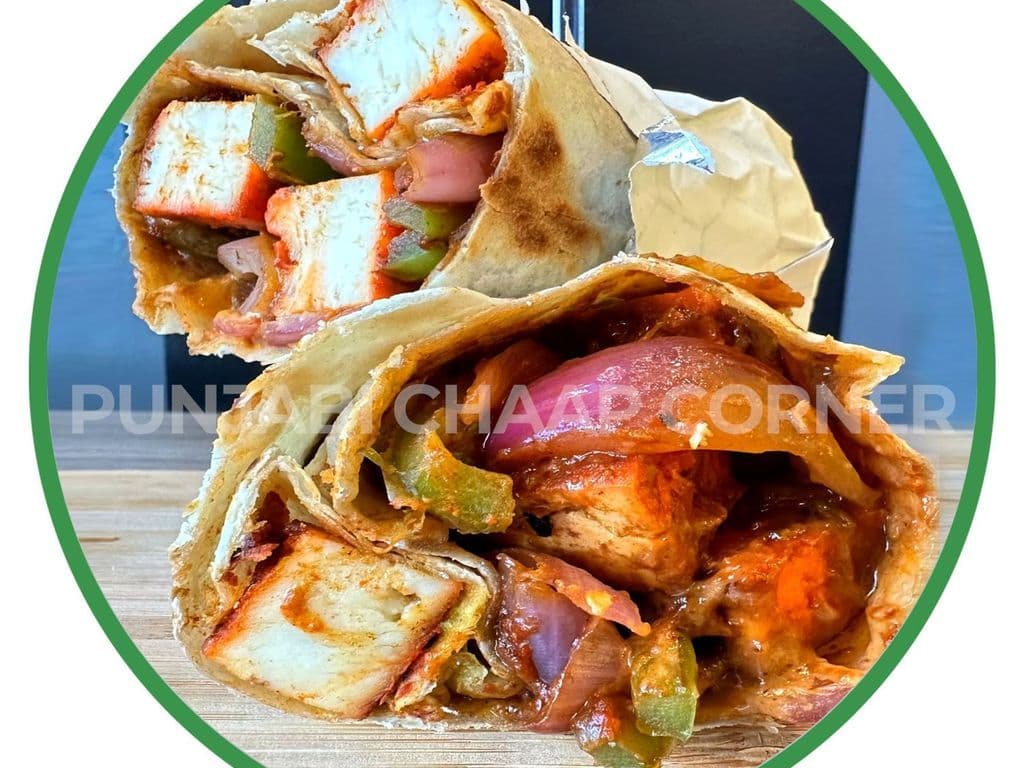 Achari Paneer Tikka Roll